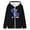Black, variant on Toddler Girls Zip Up Hoodie Oversized Dinosaur Print Jacket For Kids Warm Fleece Outerwear Cozy Casual Winter Coat For Children Soft Comfy Loose Streetwear Tops Size 4-5T
