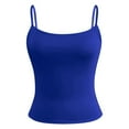 thumbnail image 5 of FEIFLY Women's Basic Tank Tops Sleeveless Casual Camisole Pure Color Strappy Layering Piece Solid Color Everyday Wear Camis Stylish Dailywear, 5 of 6
