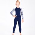 thumbnail image 4 of Greeniant Trajes de neopreno para niños y niñas, traje de buceo a prueba de frío, pantalones de manga larga gruesos, traje de baño para jóvenes, Deportes acuáticos azul marino M Greeniant OD003675-07, 4 of 6