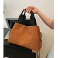 thumbnail image 3 of Kukuzhu Tote Bag Women Stylish Satchel Bags Corduroy Retro Hobo Bag Casual Soft Handbag Purse, 3 of 7