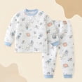 thumbnail image 2 of Dmsael Boys Pajamas Cotton Pajama Sets for Toddler Boys Girls 2 Pieces Long Sleeve Pajamas Soft Kids Animal PJs Loungewear Long sleeve Pjs for Girls 6 9 12 18 24 Months 2T 3T 4T, 2 of 7