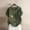 Army Green, variant on ALLLIST Scoop Neck Womens Tops Clearance Short Sleeve Pink Floral T-Shirts Button Casual Women's Blouse