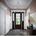 thumbnail image 6 of Livex Lighting Chesterfield Chandelier in Brushed Nickel, 6 of 10