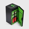thumbnail image 1 of Gamer Mini Refrigerator Contient jusqu'à 8 Canettes de Soda Noir, 1 of 4