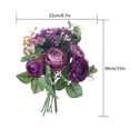 thumbnail image 3 of Lotus Flower Bouquet Hand-flower Hydrangea Simulation Flower Home Decoration Wedding Fake Flowers, 3 of 9