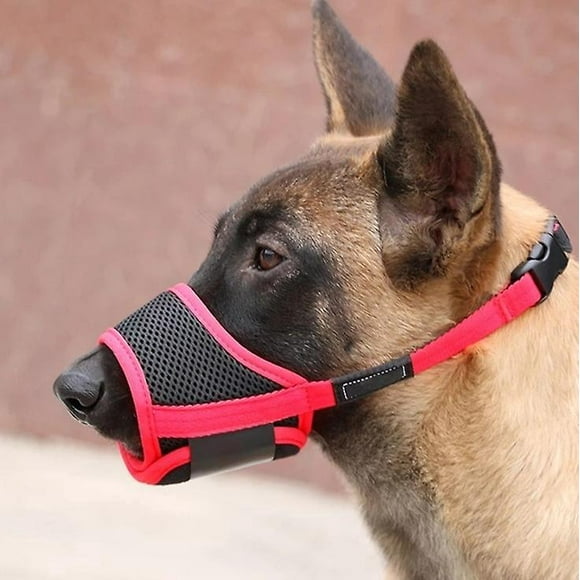 Masque Pour Chien Rglable Masque Pour Chien En Nylon, Masque Respirant Rglable E, Chien De Petite Et Moyenne Taille Anti - Aboiement Anti - Morsure, M