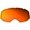 Orange, variant on Castle Stage II OTG Snow Goggles Mirror Lens Silver