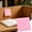 Pink, variant on Ovzne 100 Sheets Colored Square Sticky Notes 76x76mm for Office Student