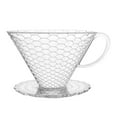 thumbnail image 1 of jifeng Tasse à Café Transparente Outils de Café Cadeaux pour Amateurs de Café Support de Machine Facile à Nettoyer Réutilisable 10.9x9.2x7.8cm, 1 of 6
