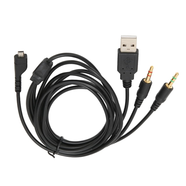 Cable de audio Bling Bling para auriculares con conector USB y 3,5 mm