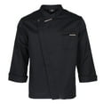 thumbnail image 1 of Chaqueta de chef unisex para hombre, camisa de manga larga, , chaqueta de panadero, cocina, hotel, uniforme de chef, ropa de trabajo con botones - negro talla única Sunnimix Hombres Mujeres Chef Coat, 1 of 8