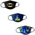 thumbnail image 2 of Batman Kids Cloth Face Masks Cotton Pack of 3 Washable Reusable Non-Medical, 2 of 4