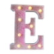 thumbnail image 3 of Luz LED de letras colorida | Letrero decorativo alfabético colgante a batería | 8.66 x 1.77 pulgadas | Plástico ABS portátil | Decoración para hogar, fiestas, eventos, bares, cafeterías | Montaje, 3 of 3