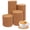 150 Pack 3.5 Inch, variant on 50 Pack 4 Inch Round Cork Coasters With Lip, Multi-use For Drinks Crafts DIY Projects