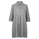 thumbnail image 5 of ICHUANYI Clearance Fashion Women Loose V-Neck Solid 3/4 Sleeve Cotton And Linen Dress(Gray, L) ICHUANYI WER2023080901857, 5 of 8