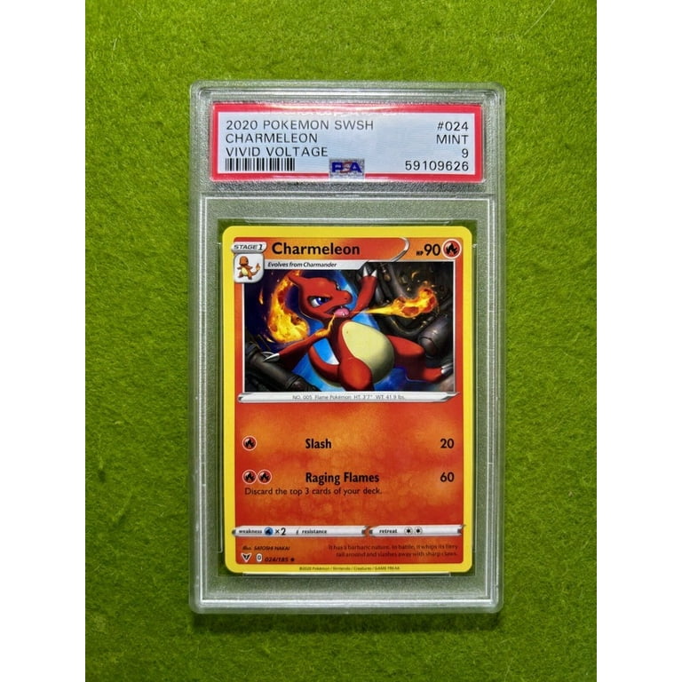 Pokémon TCG PSA 9 MINT Charmeleon 2020 POKEMON Sword & Shield SWSH