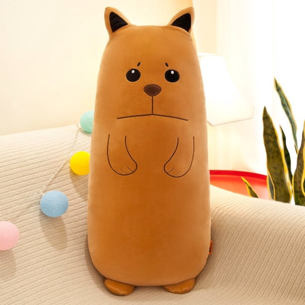Lindo animal astilla tiro almohada muñeca muñeca peluche niña durmiendo en cama pierna sujeción niño estilozhangmengya zhangmengya unisex