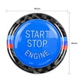 thumbnail image 1 of Tapa de reemplazo de botón de arranque y parada de motor + anillo para BMW 320i&nbsp;(Azul Tricolor) Ndcxsfigh Accesorios para autos y motos, 1 of 2