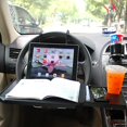 thumbnail image 3 of Multifunction Car Laptop Folding Table Desk Mount Car Holder with Drawer with ipad Positioning Latches (SD-1508), 3 of 4