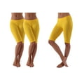 thumbnail image 1 of Women's Seamless Bermuda Leggings Basic Active Shorts - Value Saver Multi Pack, 1 of 1