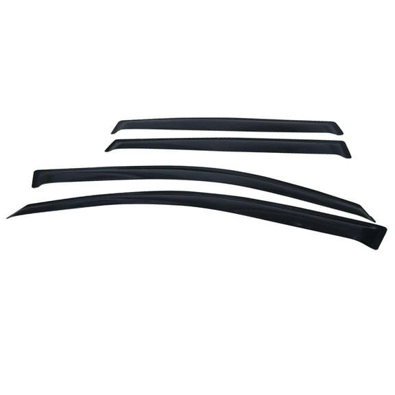 IKON MOTORSPORTS, Window Visor Compatible With 2006-2012 Toyota RAV4 Vent Sun Shade Rain Guards Side Window Deflectors
