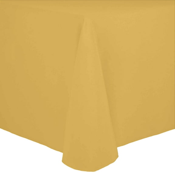 Ultimate Textile Cotton-feel 108 x 132-Inch Oval Fine Dining Tablecloth