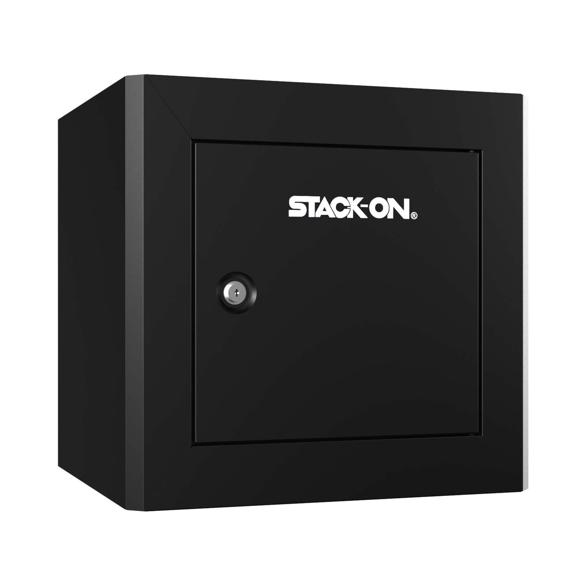 Stack-On Compact Welded-Steel Pistol Ammo Cabinet Black X-Large
