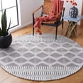 thumbnail image 2 of SAFAVIEH Vermont Webster Trellis Area Rug, Grey/Ivory, 6' x 6' Round, 2 of 8