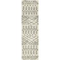 thumbnail image 1 of Unique Loom Rabat Shag Nomad Design Tapis 2' 7 x 10' Coureur Ivoire/gris, 1 of 1