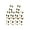 Multicolor*5 pcs+Black And White*5 pcs, variant on Flower Design Link Bracelet for Summer Summer Plain Color Bracelet for Women Party Daily Decor Jewelry for Gift Fall