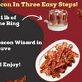 thumbnail image 4 of Cocedor de tocino en microondas: tocino más saludable y rápido cada vez - El recogedor de grasa simplifica la limpieza - Preparación de comidas fácil, 4 of 5