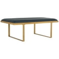 thumbnail image 3 of SAFAVIEH Millie Modern Glam Loft Bench/Coffee Table, Navy/Gold, 3 of 7