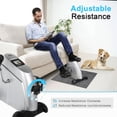 thumbnail image 2 of Mini Exercise ,  Under Desk  Pedal Exerciser Foot Cycle Arm &  Pedal Exerciser with LCD Screen Displays, 2 of 6