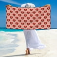 thumbnail image 3 of Zufioo Basset hound dog with paw Print Silver Fox Fleece Beach Towel 27.5x55in, Super Absorbent Bath Towel, Suitable for Adult Beach, Swimming Pool and Home Use-One Size, 3 of 6