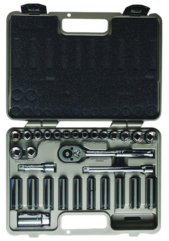 Crescent CSWS8 3/8-Inch Drive Socket Wrench Set 25-Piece 