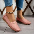 thumbnail image 2 of Drie Womens Dress Shoes Wide Toe Box Flats Women Comfort Slip On Ballet Shoes Mary Jane Dressy Knit Flats with Straps Washable Casual Pink,9, 2 of 7