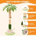 thumbnail image 7 of 40'' Tall Cat Scratcher with Sisal Rope,Cat Scratching Posts for Indoor Cats with Interactive Ball,Self Groomer with Hanging Ball for for Kittens Adults Cats, 7 of 7