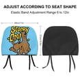 thumbnail image 2 of Scooby Doo Fun Car Headrest Cover Decor Vehicles Seat Pillow Cover Protector Accessories Auto Front/Rear Seats Head Rest Cover Universal Fit Most Cars Sedan SUV Van, 2 of 7