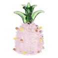 thumbnail image 1 of Figurita de Piña de Cristal Uxcell, 1.6" Adorno de Fruta de Vidrio Artificial, Pisapapeles de Cristal Mini, Adornos Coleccionables de Vidrio para Decoración de Centro de Hogar y Oficina, Rosa Verde, 1 of 7