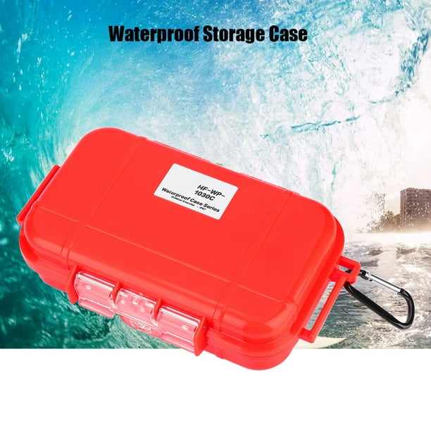 Shockproof Waterproof Storage Box Camping Boating Container Outdoors Yellow