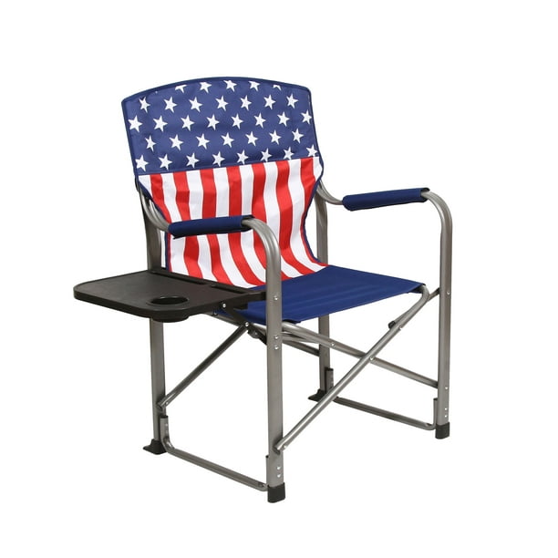 Kamp-Rite Outdoor Tailgating Folding Directors Chair with Side Table ...