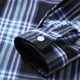 thumbnail image 4 of MHFRRA Camisa con Capucha A Cuadros, Chaqueta, Top Informal de Manga Larga, Ropa de Calle de Moda para Otoño, Jersey Cómodo Azul, 4 of 8