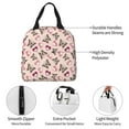 thumbnail image 3 of Yiaed Beautiful Butterflies and Hearts Print Insulated Lunch Bag Reusable Cute Tote Lunch Box, Leakproof Cooler Lunch Bags for Work Office Travel School Picnic, 3 of 5