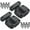 Black, variant on 2Pack Rotate Bolt Door Catch Gate Catches Security Door Slide Lock Revolving Door Fence Lock (Gold)