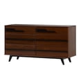 thumbnail image 2 of Commode Moderne en Bois à 6 Tiroirs - Vernis Noyer, 2 of 6