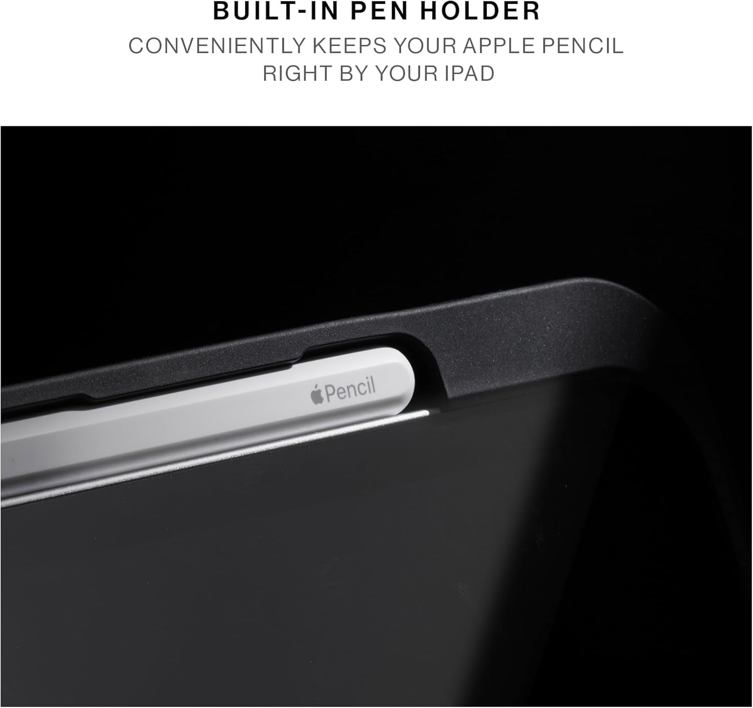 Native Union Active Case for iPad Pro 13" – 4-in-1 Stand Case with Apple Pencil Holder (Black)
