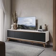 thumbnail image 1 of Mueble TV 75" Kappesberg 180cm con 3 Puertas Blanco/Negro, 1 of 10