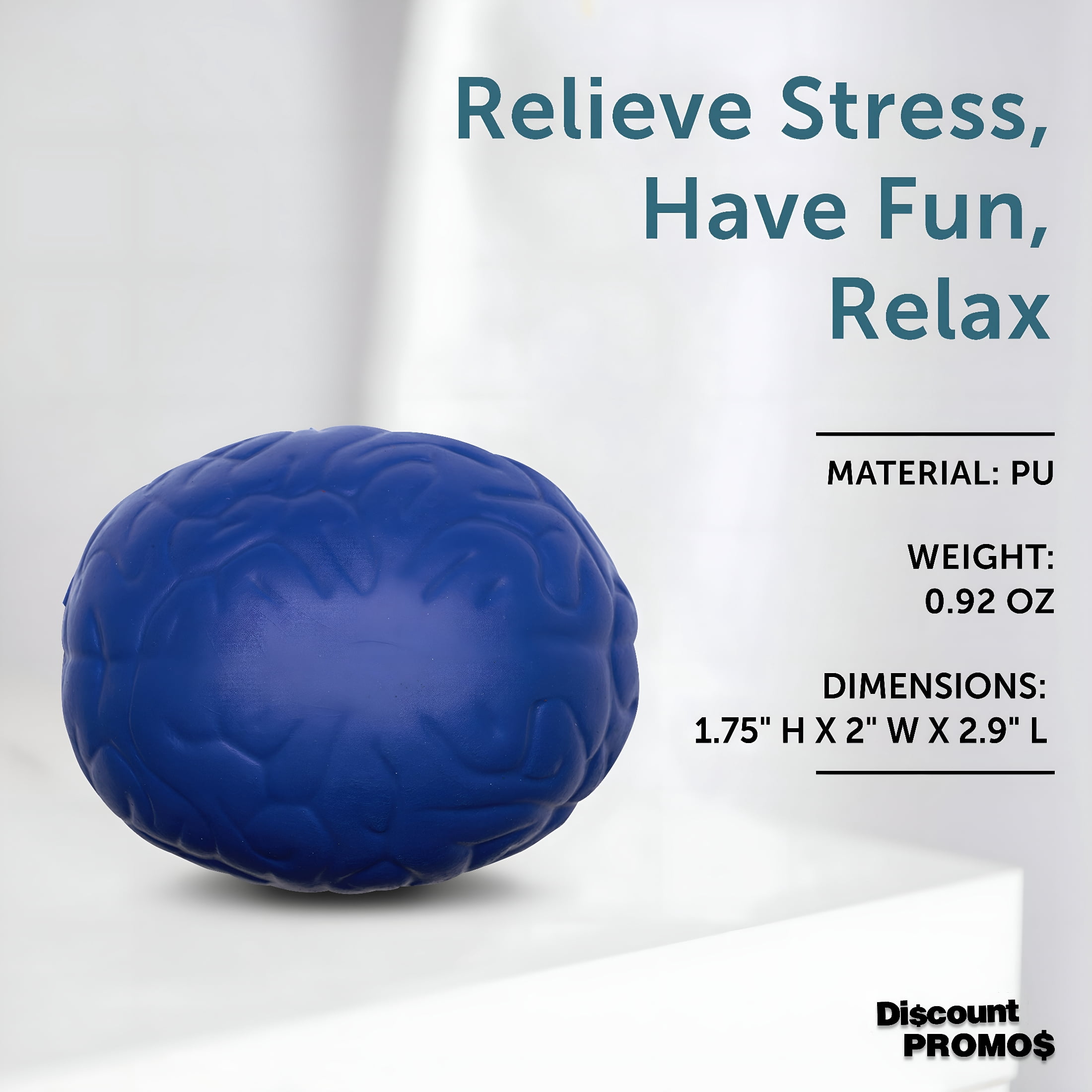 BESTSKY Brain Stress Balls Set of 10,Anxiety Stress Relief,Perfect for Your Desk,Office Or Home,Blue