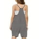 thumbnail image 3 of Odeerbi 5-14 Años Niñas Traje de Verano Lindo Rayado Camisola Romper Casual Transpirable Cómodo Combinados Pantalones Cortos Con Bolsillos, 3 of 6