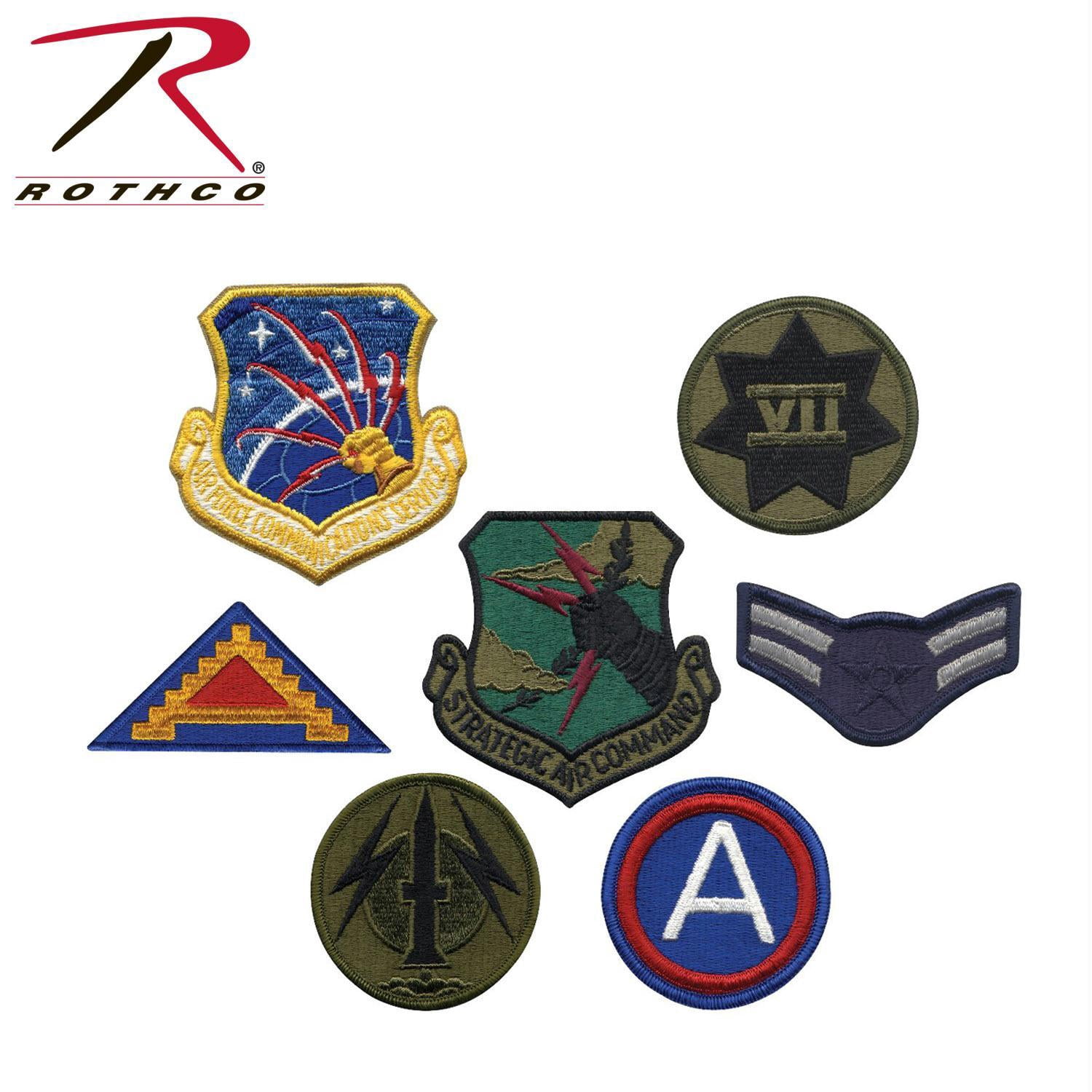 Assorted Military Patches 100 Pack